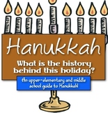 History of Hanukkah Student Reading and Activity for Hanukkah