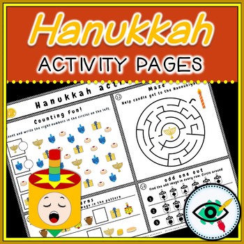 Hanukkah activity pages by Planerium | Teachers Pay Teachers