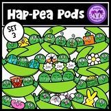 Hap-PEA Pods Clipart {SET THREE}