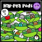 Hap-PEA Pods Clipart {SET TWO}