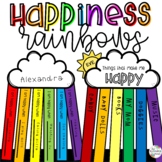 Happiness Rainbow Spring Writing and Craft Activity
