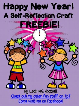 Preview of Happy New Year: A Self-Reflecton Craft   FREEBIE!