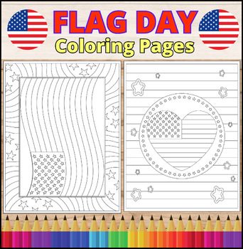Happy American Flag Day,Memorial Day & Independence Day Coloring Pages.