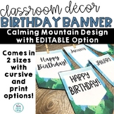 Happy Birthday Banner Display Bulletin Board Editable Moun