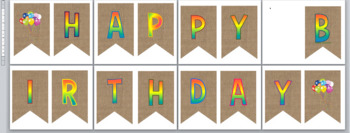 Bubble Rainbow Letters Birthday Card — Banquet Workshop & Atelier Ltd.