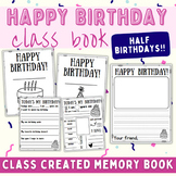 Happy Birthday Book BUNDLE - Half Birthdays - Class Memory