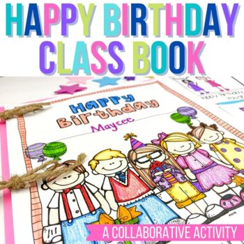 Preview of Happy Birthday Book - The Ultimate Student Birthday Card or Gift - Class Book