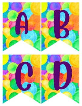 Happy Birthday! Bunting by Emme Prints | TPT