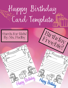 Preview of Happy Birthday Card Template