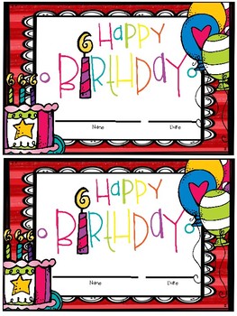 Happy Birthday Cards and Posters by Salandra Grice | TPT