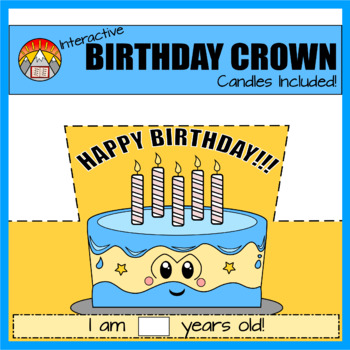 Birthday Paper Crown Printable Coloring Craft Activity for Kids