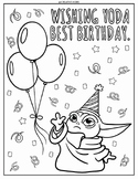 Happy Birthday Coloring Sheet - Happy Birthday Printable
