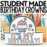 Happy Birthday Crown Printable for Coloring | Simple & Int