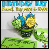 Happy Birthday Hat | Editable Pencil Toppers | Certificate