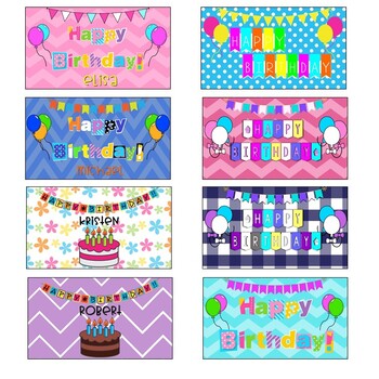 Happy Birthday Images Virtual Background Distance Learning Tpt