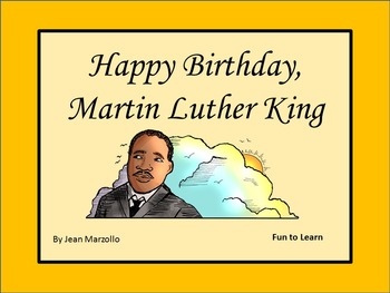 Happy Birthday Martin Luther King 49 Pgs Of Common Core Activities