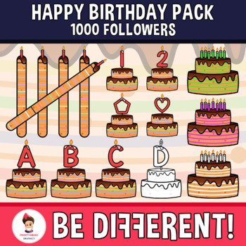 Preview of Happy Birthday Pack (PartyHead Graphics)