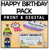 Happy Birthday Pack (Print and Digital)