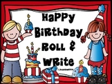Happy Birthday Roll and Write