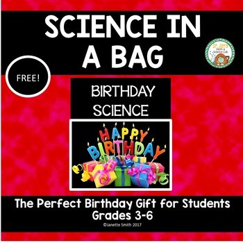 Happy Birthday Science in a Bag