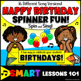 Happy Birthday Spinner Music Extravaganza | Sing Happy Bir