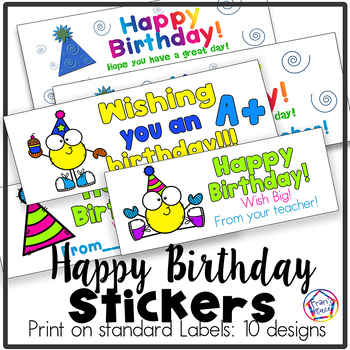 Happy Birthday' Sticker