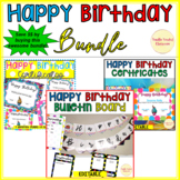 Happy Birthday bundle Bulletin Board display