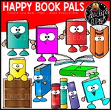 Happy Book Pals Clip Art Set {Educlips Clipart}
