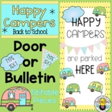 Happy Campers: August Back to School Bulletin Board or Doo