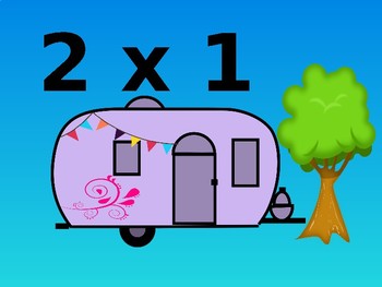 Preview of Happy Camper Multiplication Facts 2-9