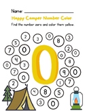 Happy Camper Number Color