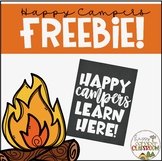 Happy Campers Learn Here - Poster