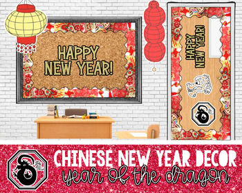 Preview of Happy Chinese New Year // Bulletin Board Decor