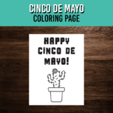 Happy Cinco De Mayo Coloring Page | May Art Activity | Pri