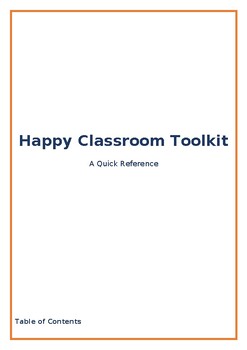 Preview of Happy Classroom Toolkit