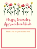 Happy Counselor Week