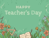 Happy Teacher's Day -Teacher's Day- Bookmarks Template _ D