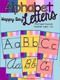 Happy Day Alphabet Letters