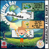 Happy Earth Day Bookmarks: Colorful & Printable | Earth Da