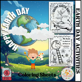 Happy Earth Day Coloring Sheets | Earth Day Activities!