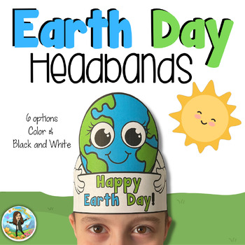 Happy Earth Day Headbands by The Kindergarten | TPT