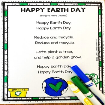 Preview of Happy Earth Day  poem for kids