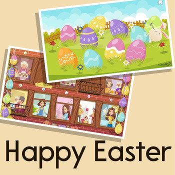 Preview of Easter PowerPoint Games/Spring/Easter Traditions/Easter Word Scramble