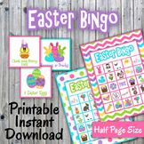 Happy Easter Bingo Cards and Memory Game - Printable - Up 