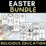 Happy Easter Bookmarks BUNDLE | Religious Education | Cros