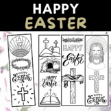 Happy Easter Bookmarks | Religious Education | Cross | Jes