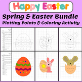 Happy Easter Math Coordinate Graphing Mystery Picture - Sp