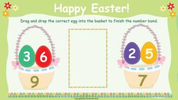 Happy Easter Math | Digital Interactive Drag and Drop Google Slides™