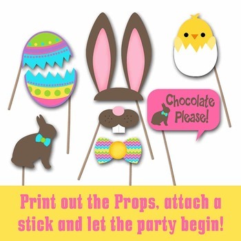 easter photo booth props