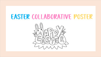 Preview of Happy Easter collaborative poster 15 pages